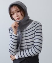 【Bab】マフラードッキングニットキャップ