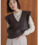 【WEB限定】フリンジニットベスト