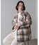 ブークレチェックコート
