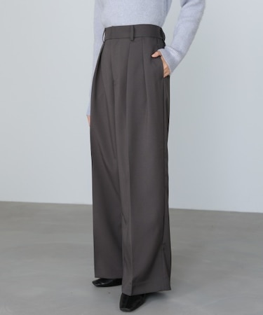 【Bab】ツータックワイドパンツ