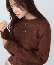 【Bab】シャギーシャイニーニット