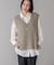 ソウバリシャギーニットベスト