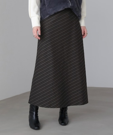 バイアスストライプタイト