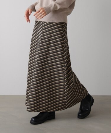 バイアスストライプタイト