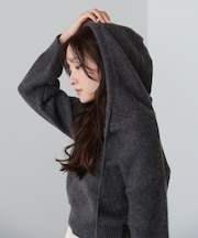 【Bab】フーディーニットトップス