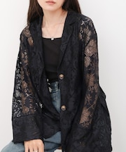 フラワーレースジャケット
