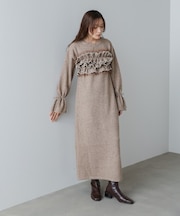 【Bab】ビスチェセットニットワンピース