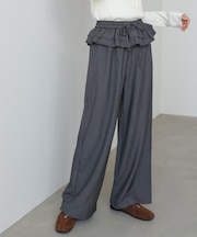 【Bab】ストライプヘリンボーンパンツ