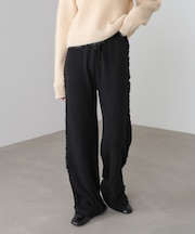 【Bab】サイドフリンジニットパンツ