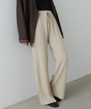 【Bab】サイドフリンジニットパンツ