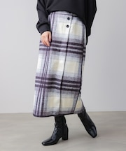 ウール調ストレッチタイトスカート