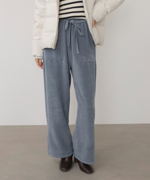 起毛リラックスパンツ