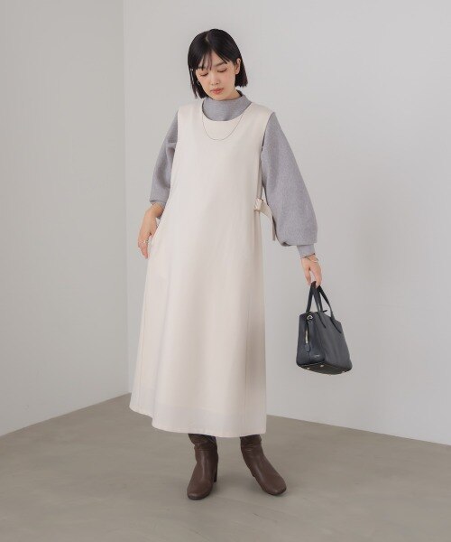 【NEW】ブージュルード（Bou Jeloud）/ウエストベルトジャンバースカート ウエストベルトジャンパースカート｜ブージュルードの通販｜&mall