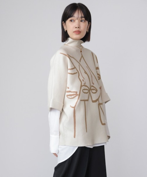 フェイスアートニット