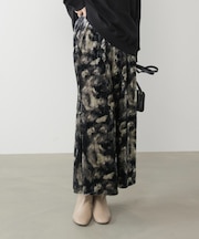 ベロアニュアンス柄スカート