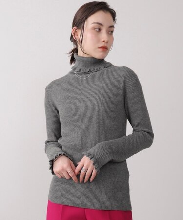 フリルリブニットタートル