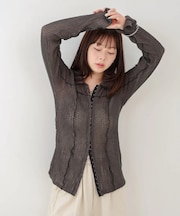 【Bab】ウェーフ゛メロウホックシャツトッフ゜ス