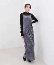 【Bab】シアーヘ゛ロアカッフ゜付きキャミワンヒ゜ース