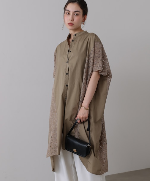 ストレートレースチュニック