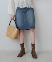 【Bab】12OZデニムミディスカート