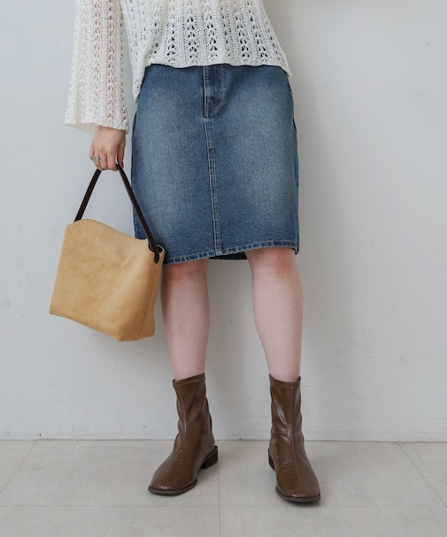 【Bab】12OZデニムミディスカート