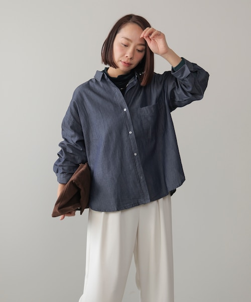 シアーテ゛ニム2WAYシャツ｜ブージュルードの通販｜&mall（アンド