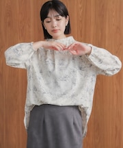 ストレッチネックブラウス