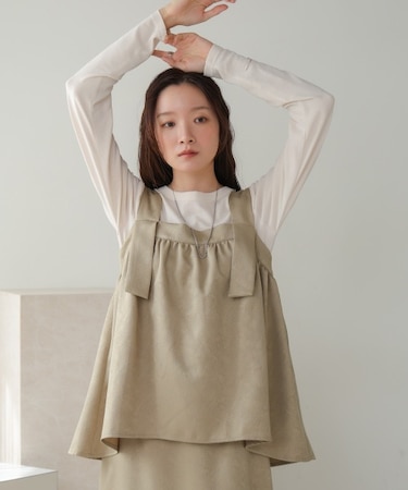 【Bab】マットサテンキャミソール