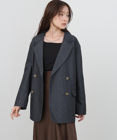 【Bab】【SET UP対応可】ト゛ットタ゛メーシ゛テーラート゛シ゛ャケット