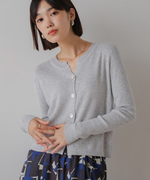 ソフトタッチキーネックカーテ゛