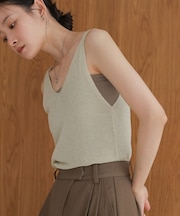 【Bab】ラメニットタンクトップ