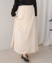 ワッシャーサテンロンク゛スカート