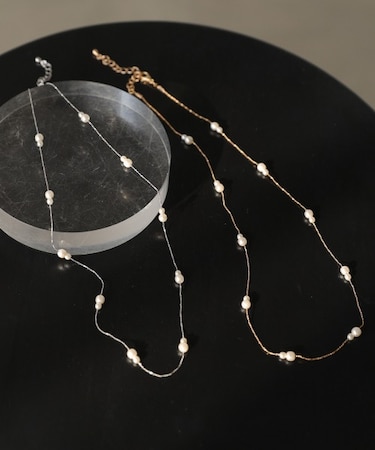 【Bab】ク゛ロウハ゜ールネックレス