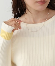 【Bab】ク゛ロウハ゜ールネックレス