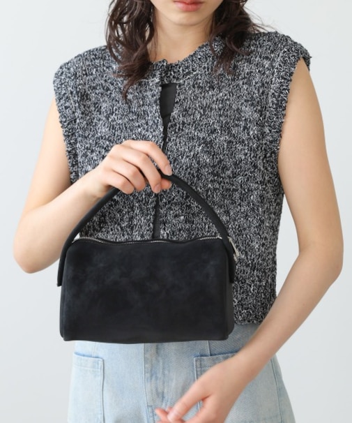 【Bab】2WAYスエード調ミニバッグ