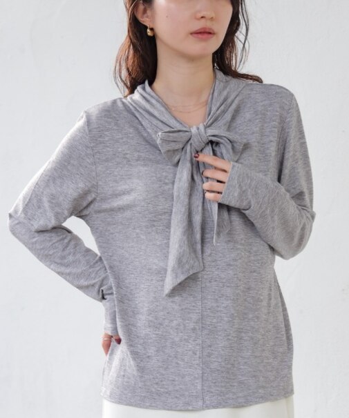 前後２ＷＡＹリボンタイカットソー