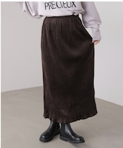 クラッシュベロアナロースカート