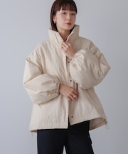 ハイネック中綿ブルゾン