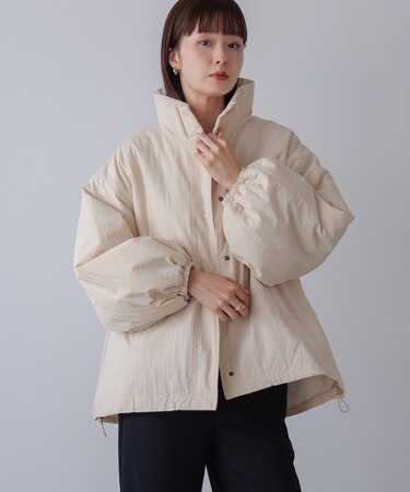 ハイネック中綿ブルゾン