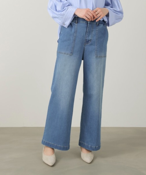 デニムベーカーパンツ