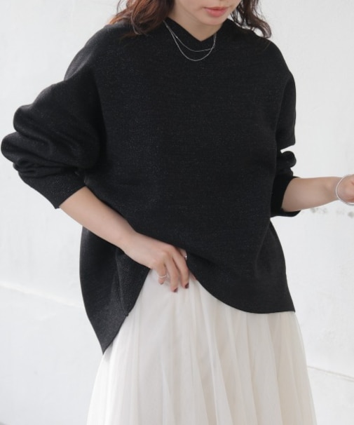 ラメスウエットライクニットＰＯ