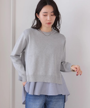 ニットセットレイヤードPO