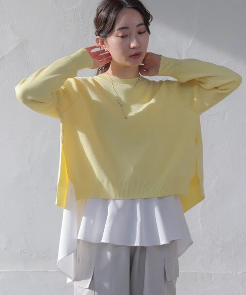 ニットセットレイヤードPO