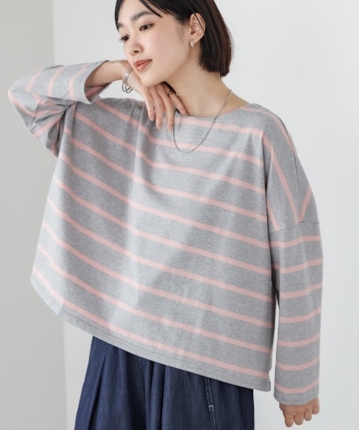 ワイドボーダープルオーバー