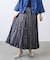 ワッシャーマットサテンスカート