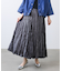ワッシャーマットサテンスカート