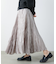ワッシャーマットサテンスカート