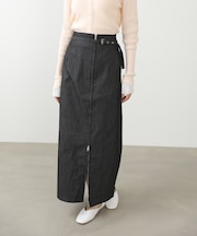 【Bab】【選べるサイズ展開】フロントWジップタイトスカート