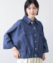 ライトデニムドルマンブルゾン