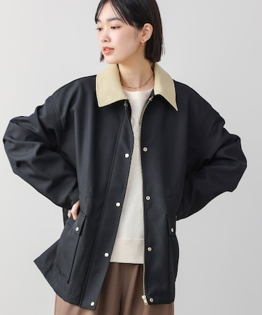 襟切替ブルゾン